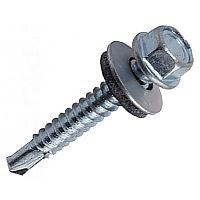 Саморез кровельный 4,8х60 оцинкованный картинка